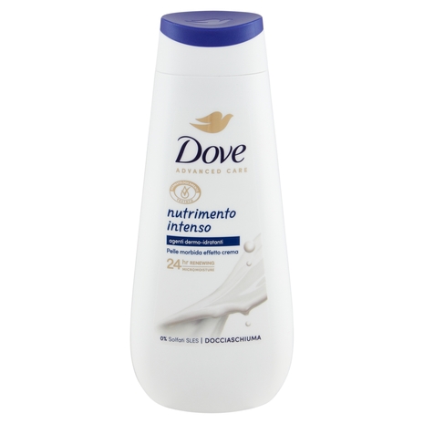 Dove Advanced Care Docciaschiuma nutrimento intenso agenti dermo-idratanti 225 ml